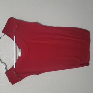 Womans sleeveless dress blouse